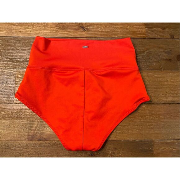 Victoria’s Secret PINK XS active high waist shorty red bikini bottom swimwear - Picture 2 of 6
